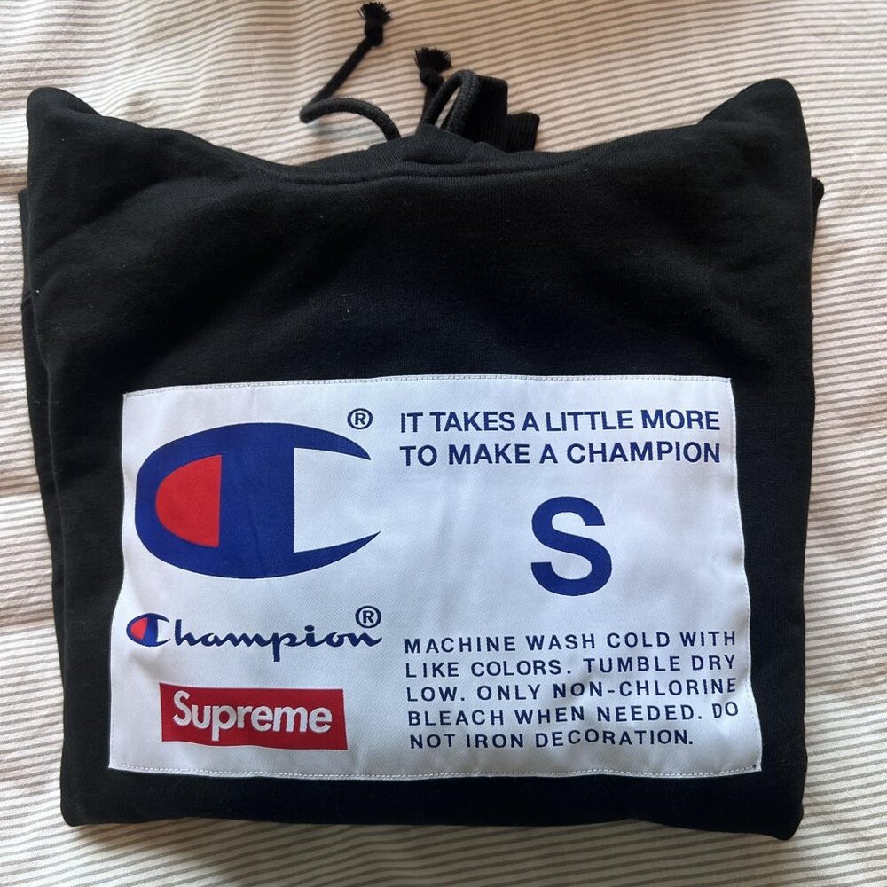 NWOT Supreme Champion Label Hooded Sweatshirt